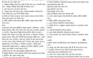 তৃতীয় শ্রেণি সর্বশেষ পড়ালেখা- ২০২৪ 3