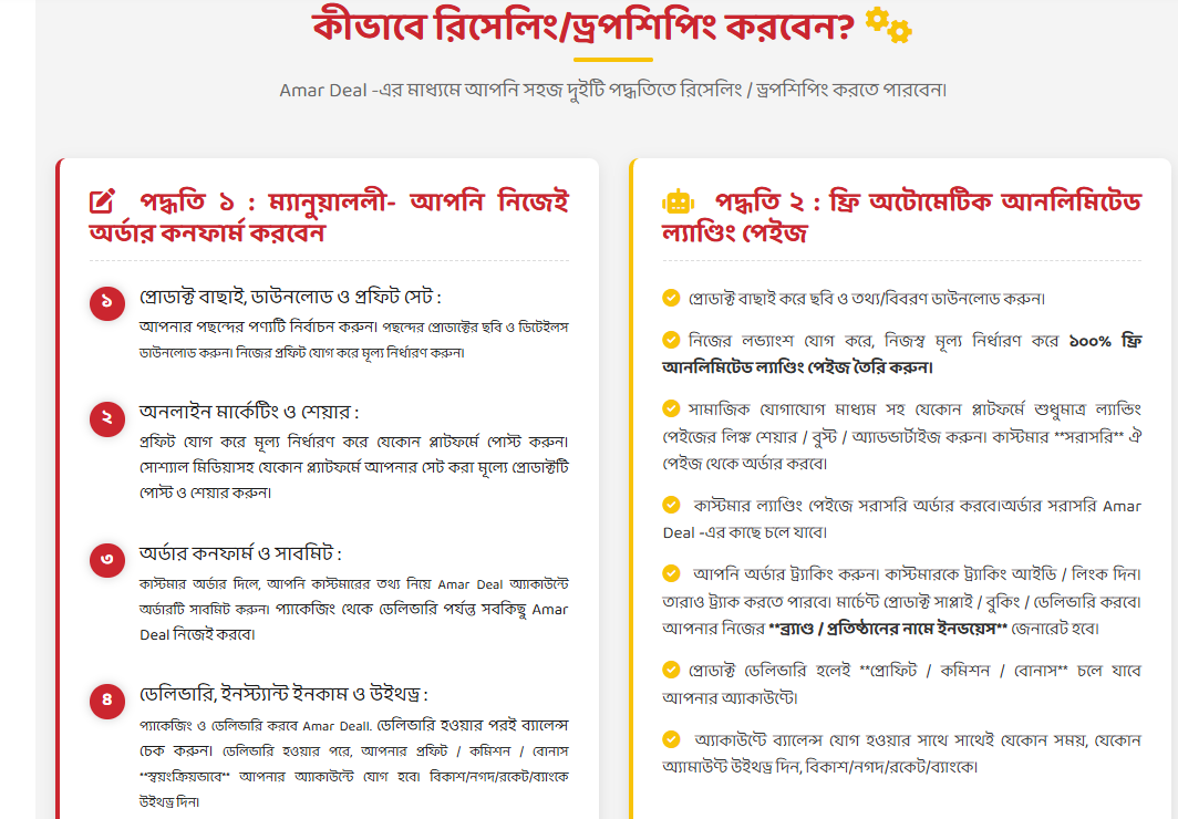 Amar Deal -এ Reselling শুরু করার আগে যেসব প্রশ্নের উত্তর জানা জরুরি 2 Amar Deal Reselling